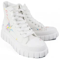 Snob Sneakers - Classy Yet Trendy By Veronica Moon - Sneakers - White Leather- Handmade in Italy - Luxury Exclusive Collection - Avvenice