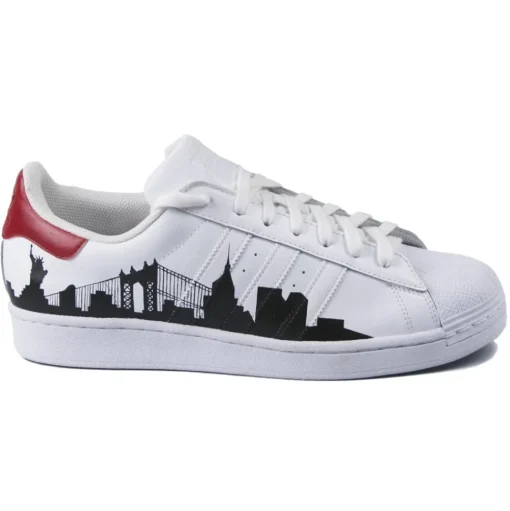 Snob Sneakers - NY Graffiti By XK - Sneakers - White Leather - Handmade in Italy - Luxury Exclusive Collection - Avvenice