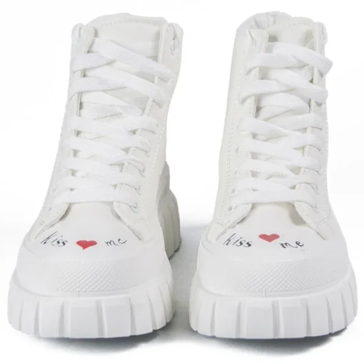 Snob Sneakers - Your Kiss Is On My List By Veronica Moon- Handmade in Italy - Luxury Exclusive Collection - Avvenice