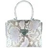 Suèi - Bag of Small Size of Python Leather - Rose - Handmade in Italy - Luxury Exclusive Collection - Avvenice