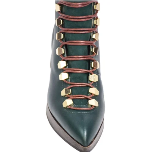 Suèi - High Lace-Ups Boots with Fur Details - Handmade in Italy - Luxury Exclusive Collection - Avvenice