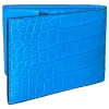 Suèi - Wallet of Crocodile Leather - Light Blue - Handmade in Italy - Luxury Exclusive Collection - Avvenice