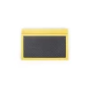 TecknoMonster - Cardcase - Yellow - Aeronautical and Leather Carbon Fiber Credit Card Case - Black Carpet Collection - Avvenice