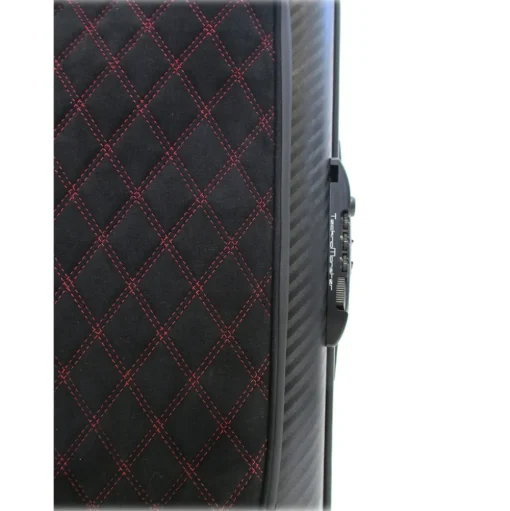 TecknoMonster - Davis Kripto Laggage Cabin L Flap in Carbon Fiber - Aeronautical Carbon Trolley Suitcase - Avvenice