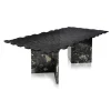TecknoMonster - Kagrande Mignon TecknoMonster - Aeronautical Carbon Fiber Board and Double Marble Base Table - Avvenice