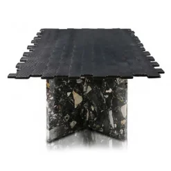 TecknoMonster - Kagrande Mignon TecknoMonster - Aeronautical Carbon Fiber Board and Double Marble Base Table - Avvenice