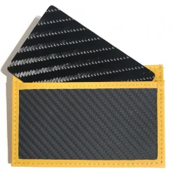 TecknoMonster - Tecksabrage & Cardcase - Yellow - Aeronautical and Titanium Carbon Fiber Saber - Black Carpet Collection - Avvenice