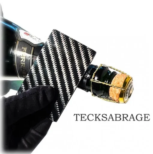 TecknoMonster - Tecksabrage - Aeronautical and Titanium Carbon Fiber Saber - Black Carpet Collection - Avvenice