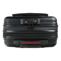 TecknoMonster - Trolley Akille Flap Light Blue in Carbon Fiber - Aeronautical Carbon Trolley Suitcase - Avvenice