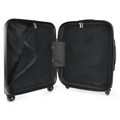 TecknoMonster - Trolley Akille Flap Light Blue in Carbon Fiber - Aeronautical Carbon Trolley Suitcase - Avvenice
