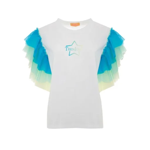 Teen Idol - Sole T-Shirt - Turquoise - T-Shirt - Teen-Ager - Luxury Exclusive Collection - Avvenice