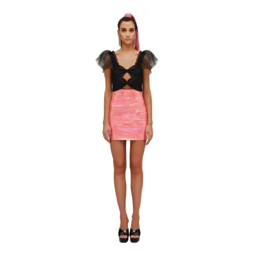 Teen Idol - Swan Top - Black - Tops - Teen-Ager - Luxury Exclusive Collection - Avvenice