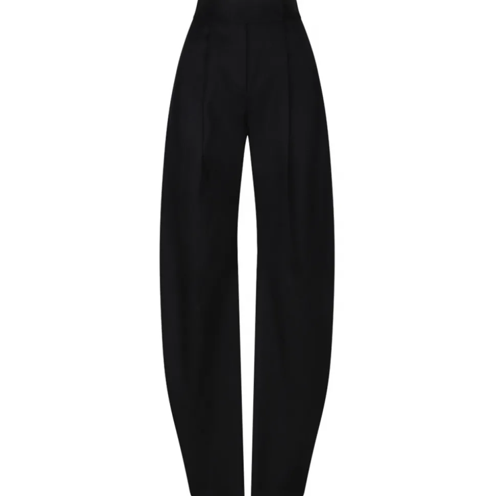 The Attico - Black Pleated Trousers - The Attico Exclusive Luxury Collection - Avvenice