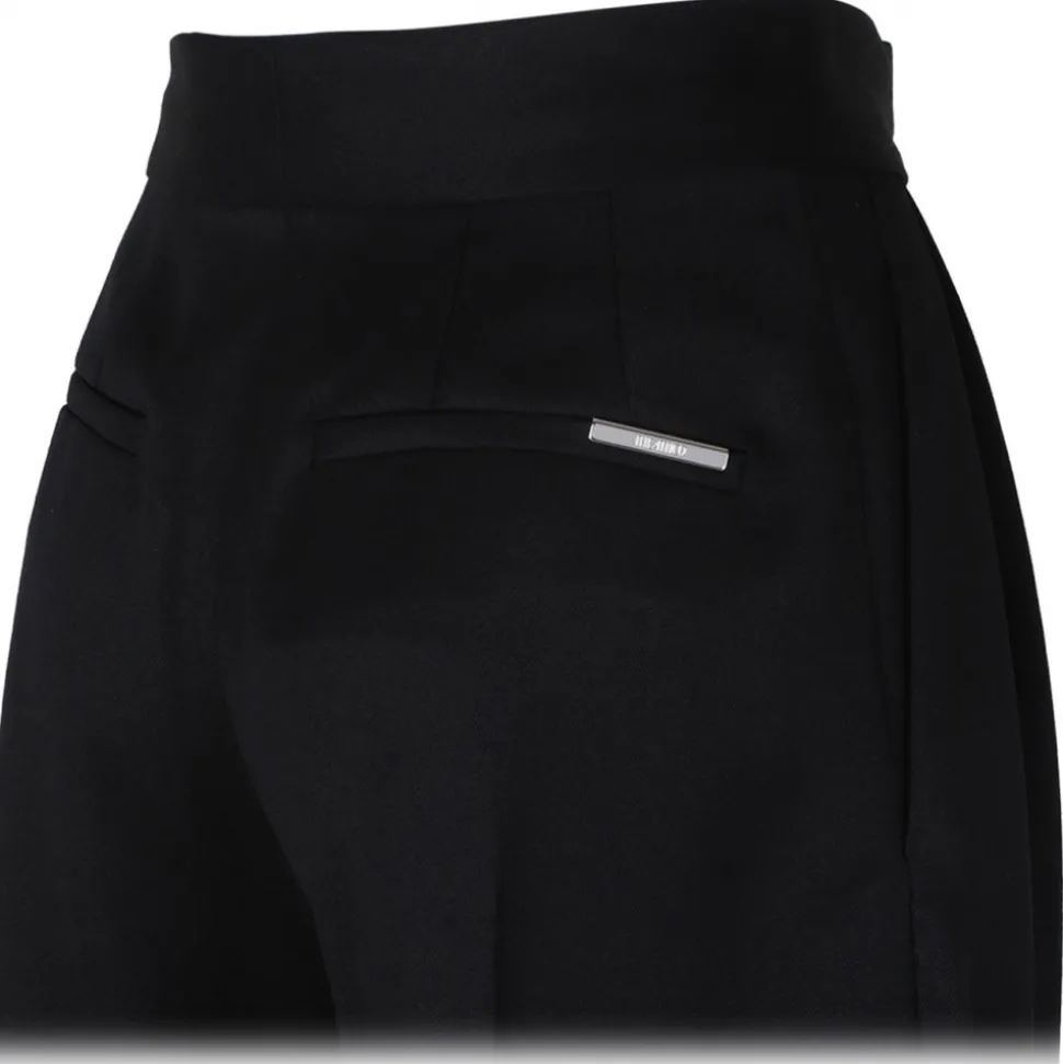 The Attico - Black Pleated Trousers - The Attico Exclusive Luxury Collection - Avvenice