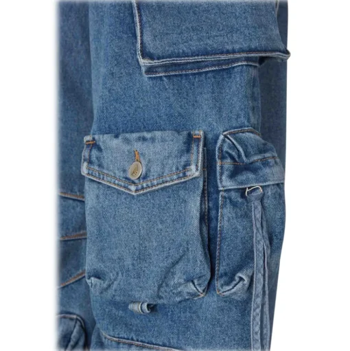 The Attico - Fern Cargo Jeans - The Attico Exclusive Luxury Collection - Avvenice