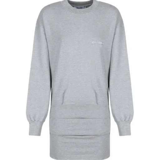 The Attico - Heather Grey Mini Dress - The Attico Exclusive Luxury Collection - Avvenice