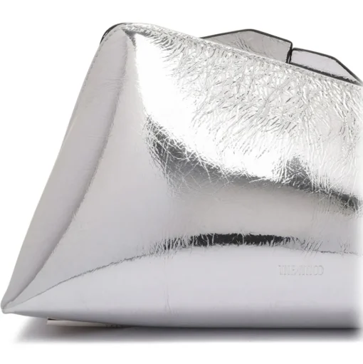 The Attico - Silver 8.30 PM Clutch Bag - The Attico Exclusive Luxury Collection - Avvenice
