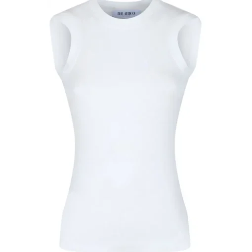 The Attico - White Reese Tank Top - The Attico Exclusive Luxury Collection - Avvenice