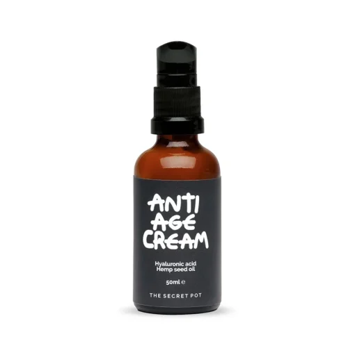 The Secret Pot - Anti Age Cream - Hyaluronic Acid and Hemp - Timeless - Anti Age Treatment - Face - Avvenice