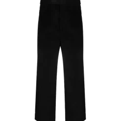 Thom Browne - Black Unconstructed Straight Leg Trousers - Thom Browne Exclusive Luxury Collection - Avvenice