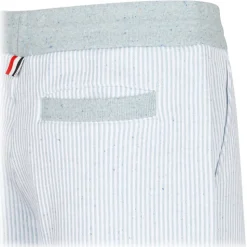 Thom Browne - Light Blue 4-Bar Striped Shorts - Thom Browne Exclusive Luxury Collection - Avvenice