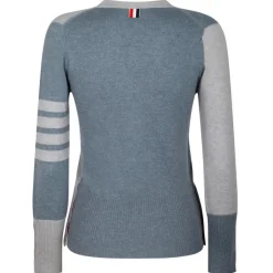 Thom Browne - Pale Grey Cardigan - Thom Browne Exclusive Luxury Collection - Avvenice