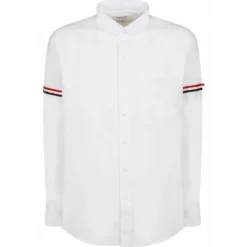 Thom Browne - White Arman Detail Shirt - Thom Browne Exclusive Luxury Collection - Avvenice