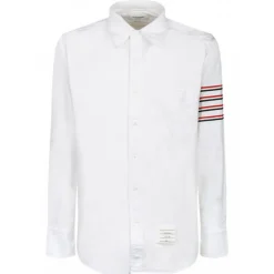Thom Browne - White Button Down Collar Shirt - Thom Browne Exclusive Luxury Collection - Avvenice