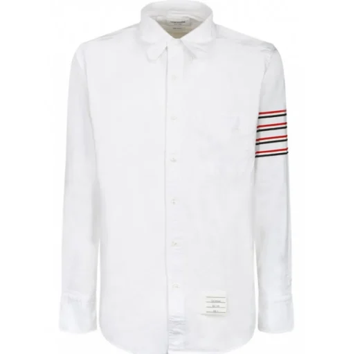 Thom Browne - White Button Down Collar Shirt - Thom Browne Exclusive Luxury Collection - Avvenice