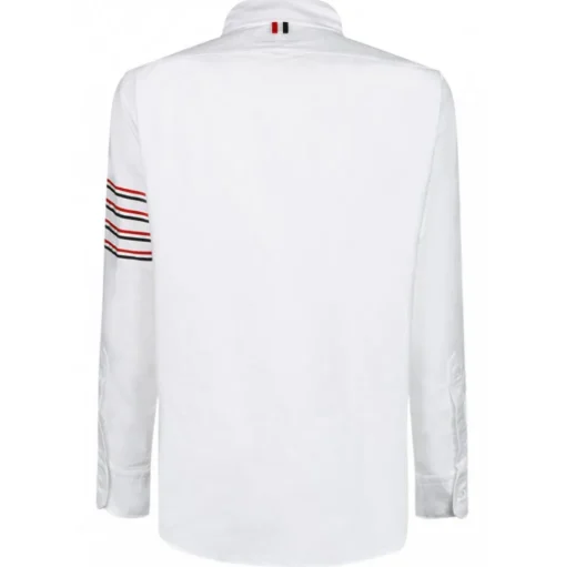 Thom Browne - White Button Down Collar Shirt - Thom Browne Exclusive Luxury Collection - Avvenice