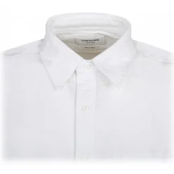Thom Browne - White Button Down Collar Shirt - Thom Browne Exclusive Luxury Collection - Avvenice