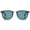 Tom Ford - Beau Sunglasses - Squared Acetate Sunglasses - Transparent Grey - FT0672 - Sunglasses - Tom Ford Eyewear - Avvenice