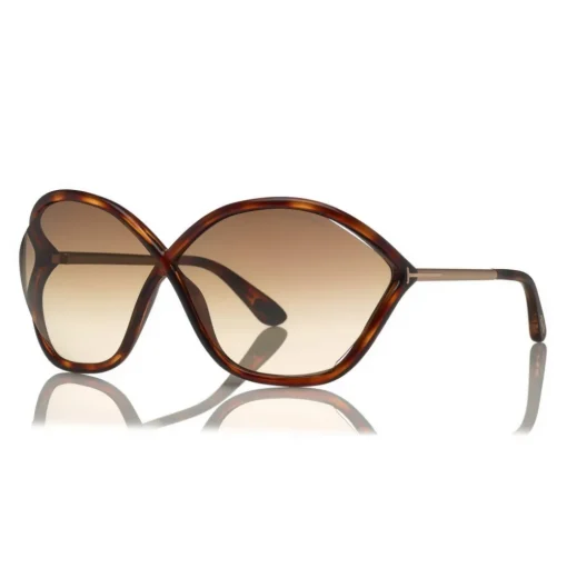 Tom Ford - Bella Sunglasses - Oversized Round Acetate Sunglasses - FT0529 - Havana - Tom Ford Eyewear - Avvenice