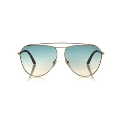 Tom Ford - Binx Sunglasses - Pilot Metal Sunglasses - Rose Gold - FT0681 - Sunglasses - Tom Ford Eyewear - Avvenice