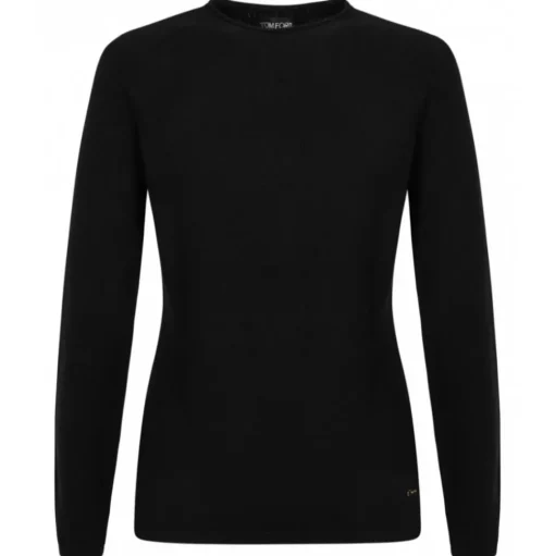 Tom Ford - Black Cashmere Jumper - Tom Ford Exclusive Luxury Collection - Avvenice