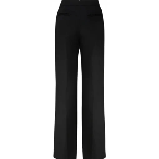 Tom Ford - Black Virgin Wool High Waisted Flared Trousers - Tom Ford Exclusive Luxury Collection - Avvenice