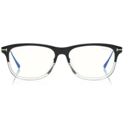 Tom Ford - Blue Block Optical Glasses - Square Optical Glasses - Black Crystal - FT5589-B - Optical Glasses - Tom Ford Eyewear - Avvenice