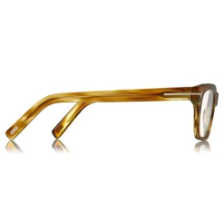 Tom Ford - Blue Block Optical Glasses - Square Optical Glasses - Opal Honey - FT5536-B - Optical Glasses - Tom Ford Eyewear - Avvenice