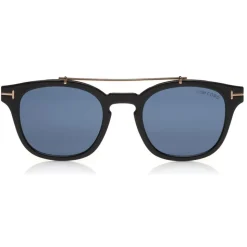 Tom Ford - Blue Block Optical Glasses - Round Acetate Optical Glasses - Black - FT5532-B - Optical Glasses - Tom Ford Eyewear - Avvenice