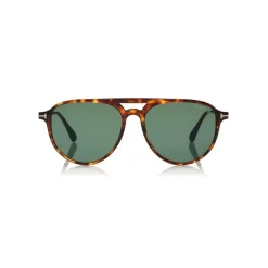 Tom Ford - Carlo Sunglasses - Pilot Acetate Sunglasses - Red Havana - FT0587 - Sunglasses - Tom Ford Eyewear - Avvenice