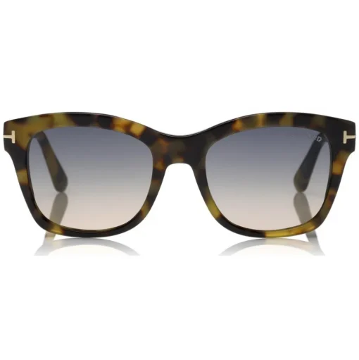 Tom Ford - Lauren Sunglasses - Squared Acetate Sunglasses - Pink Havana - FT0614 - Sunglasses - Tom Ford Eyewear - Avvenice