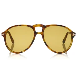 Tom Ford - Lennon Sunglasses - Pilot Acetate Sunglasses - FT0645 - Olive - Tom Ford Eyewear - Avvenice