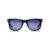 Tom Ford - Leo Square Sunglasses - Square Acetate Sunglasses - Black - FT0336 - Sunglasses - Tom Ford Eyewear - Avvenice