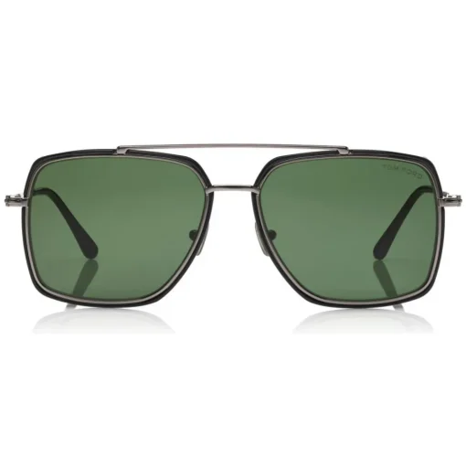 Tom Ford - Lionel Sunglasses - Square Metal Sunglasses - Black - FT0750 - Sunglasses - Tom Ford Eyewear - Avvenice