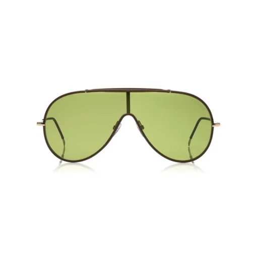 Tom Ford - Mack Sunglasses - Pilot Metal Sunglasses - Gold Green - FT0671 - Sunglasses - Tom Ford Eyewear - Avvenice