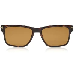 Tom Ford - Magnetic Clip Sunglasses - Square Metal Sunglasses - Gold Havana - FT5475 - Sunglasses - Tom Ford Eyewear - Avvenice
