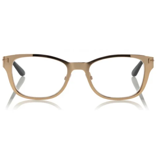Tom Ford - Magnetic Clip Sunglasses - Square Metal Sunglasses - Gold Havana - FT5474 - Sunglasses - Tom Ford Eyewear - Avvenice