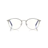 Tom Ford - Metal Optical Sunglasses - Round Optical Glasses - Palladium - FT5541-B - Optical Sunglasses - Tom Ford Eyewear - Avvenice