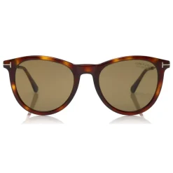 Tom Ford - Polarized Kellan Sunglasses - Round Style Sunglasses - Havana Green - FT0626-P - Sunglasses - Tom Ford Eyewear - Avvenice