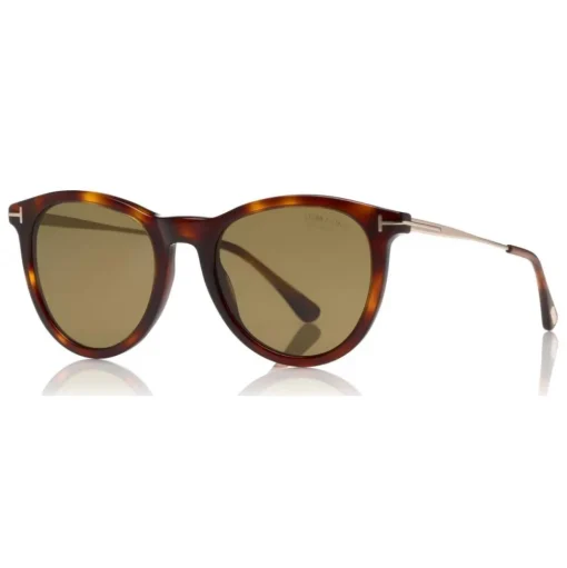 Tom Ford - Polarized Kellan Sunglasses - Round Style Sunglasses - Havana Green - FT0626-P - Sunglasses - Tom Ford Eyewear - Avvenice